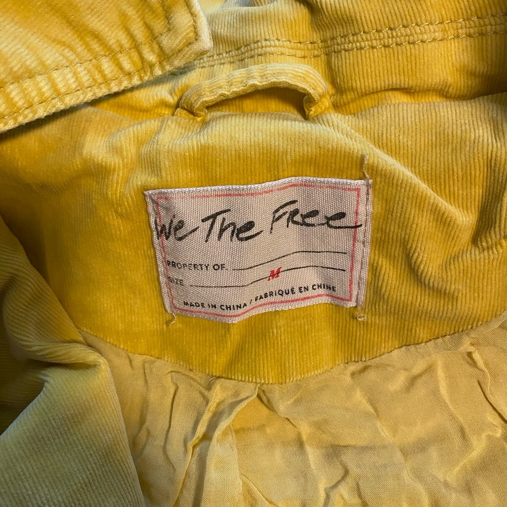 NWOT Free People Sure Thing Corduroy Bomber Jacket - Picture 4 of 4